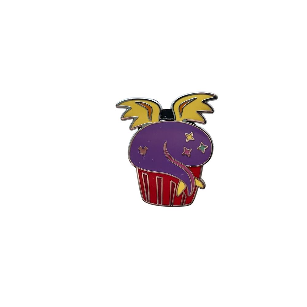 Disney Hidden Disney WDW 2025 Wave B CHASER Pin Figment Cupcake